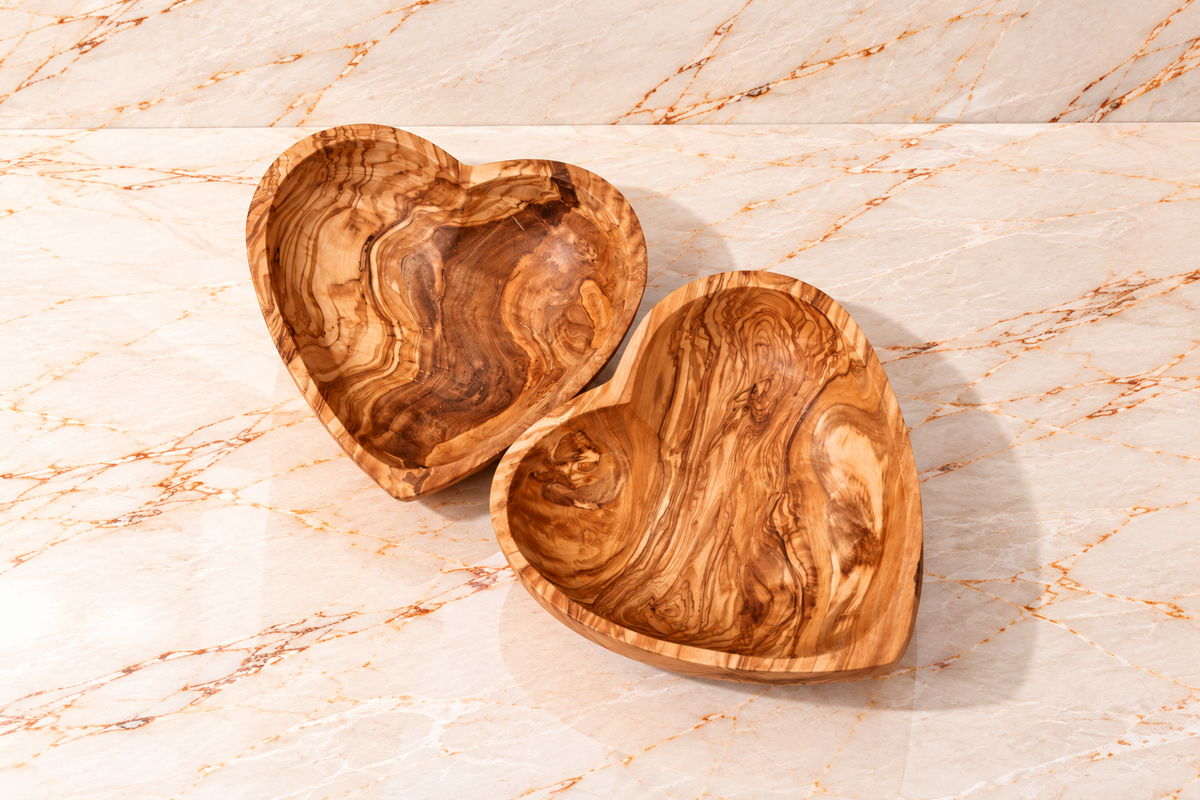 Heart bowl, individually and in a set of 2