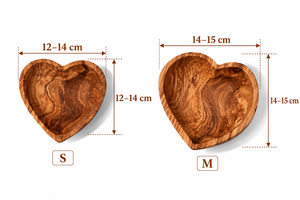 Heart bowl, individually and in a set of 2