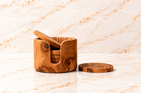 Glasuntersetzer im 6er-Set mit Halter