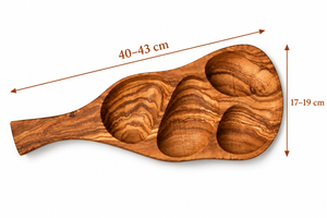 Snack and antipasti bowl with handle
