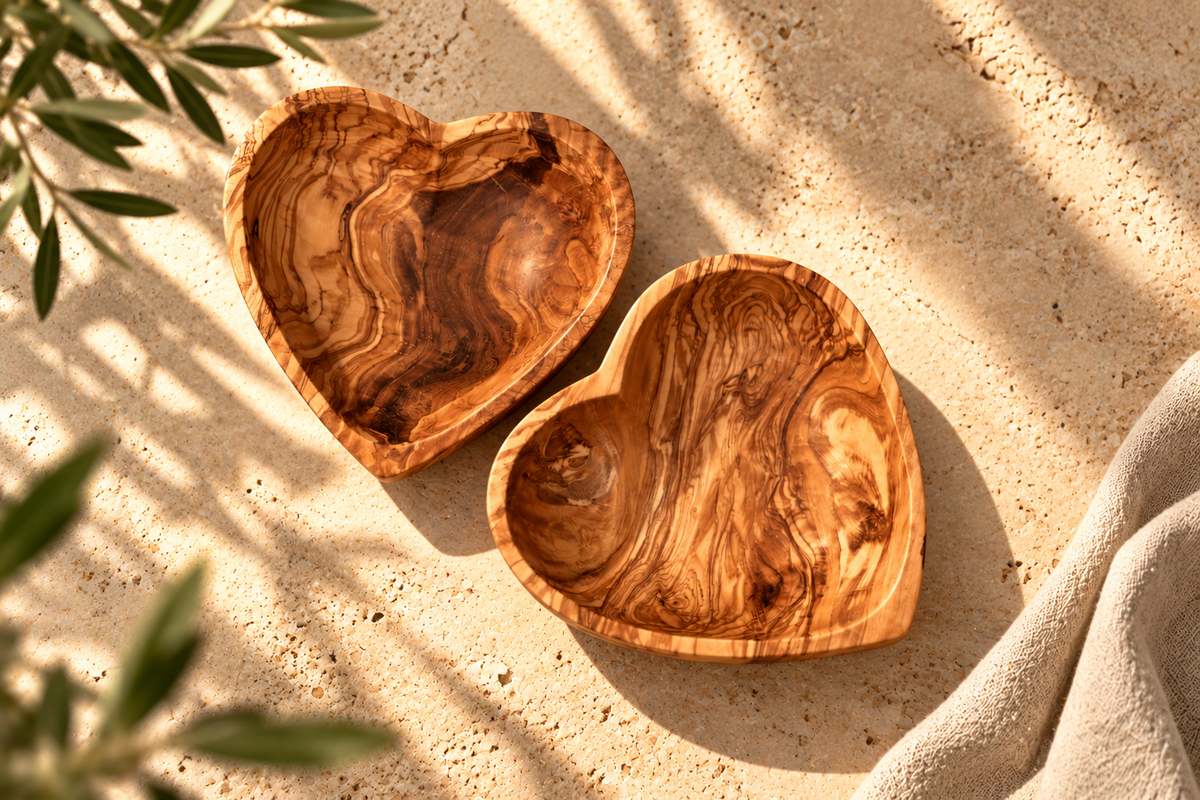 Heart bowl, individually and in a set of 2