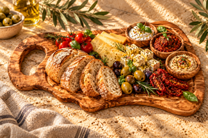 Brotzeitbrett mit Griff