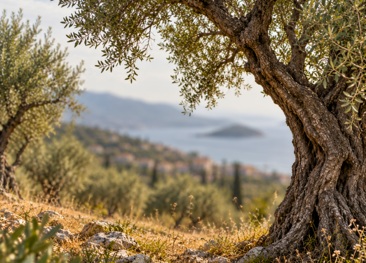 Olive wood craftsmanship and nature